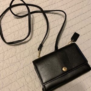Coach cross body wallet
